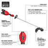 Milwaukee M18 FUEL™ 17” Dual Battery String Trimmer Kit