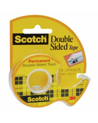 3M Scotch® Double Sided Tape in Dispenser 136 (1/2
