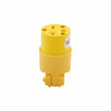 Eaton Cooper Wiring Arrow Hart Straight Blade Connector 20A, 250V Yellow