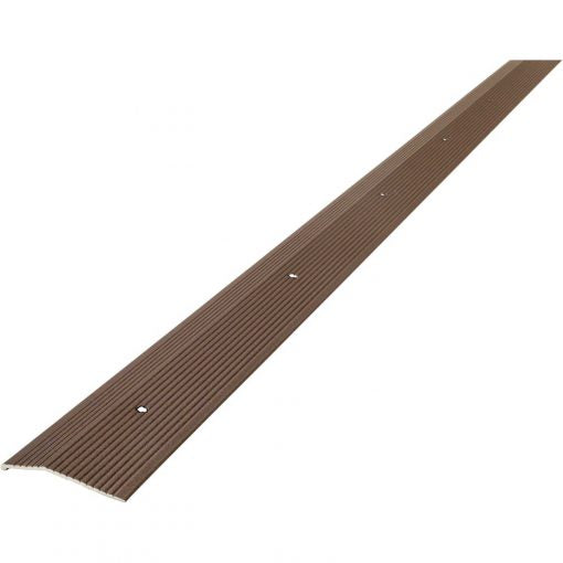 M-D Building Products M-D Forest Brown Fluted 2 In. X 72 In. Aluminum Carpet Trim (2″ x 72″, Forest Brown)