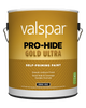 Valspar® Pro-Hide® Gold Ultra Interior Self-Priming Paint Eggshell 1 Gallon Tint White (1 Gallon, Tint White)