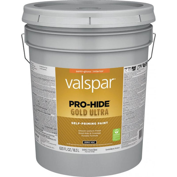 Valspar® Pro-Hide® Gold Ultra Interior Self-Priming Paint Semi-Gloss 5 Gallon Pastel Base