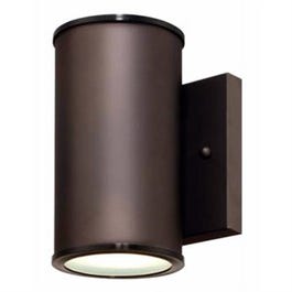 LED Wall Cylinder Light Fixture, Oil-Rubbed Bronze, 640 Lumens