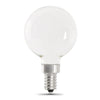 Feit Electric 5.5W (60W Replacement) Soft White (2700K) G16 1/2 (E12 Base) Frost Filament LED Bulb (2-Pack) SKU: BPG1660W927CAFIL2