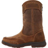 Georgia Boot Athens SuperLyte Waterproof Wellington Pull-On Boot (Brown, 11 M)
