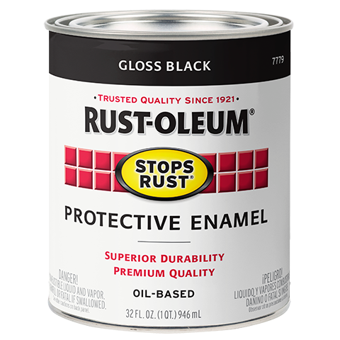 Rust-Oleum® Stops Rust® Protective Enamel Paint (Black, Gloss)