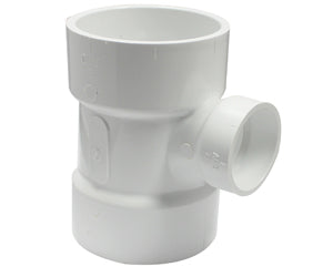 Canplas PVC DWV Sanitary Tee HxHxH (3x 3x 1-1/2, White)