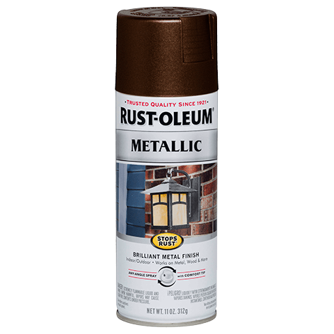 Rust-Oleum® Metallic Spray Paint Dark Copper (11 Oz, Dark Copper)