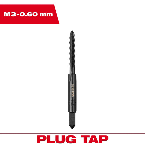 Milwaukee Metric Straight Flute Plug Taps (M10-1.00MM)