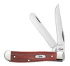 Case Smooth Chestnut Bone Mini Trapper