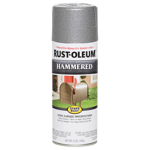 Rust-Oleum® Hammered Spray Paint Silver (12 Oz, Silver)