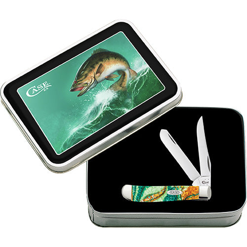 Case XX Flora & Fauna Bass Corelon Mini Trapper Gift Tin Set