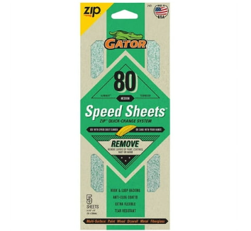 Gator Sanding Speed Sheets