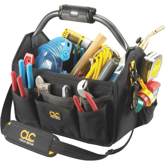 CLC Tech Gear 22-Pocket 15 In. Lighted Tool Tote