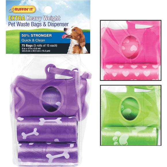 Westminster Pet Ruffin' it Pet Waste Bags & Dispenser