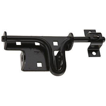 National N109-027 Sliding Bolt Door/Gate Latch, Black ~ 7.36