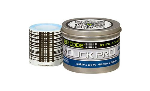 Shurtape PC 627 BR Duck Pro BR Code Scannable Duct Tape Codes