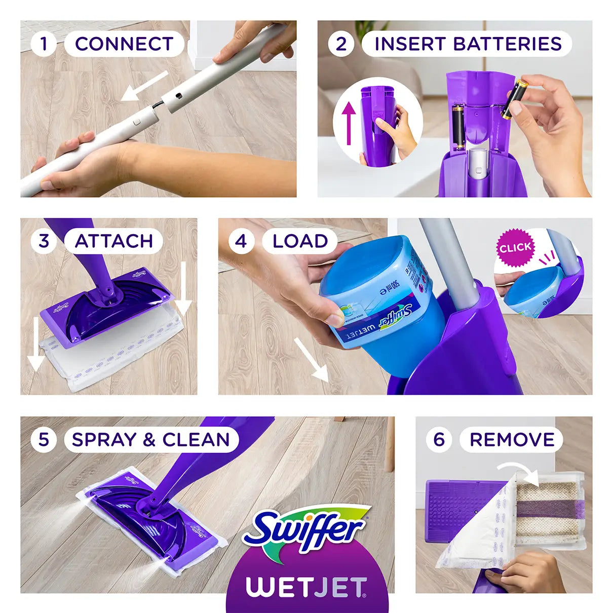 Swiffer® WetJet™ Multi-Surface Cleaner Solution Refill - Fresh