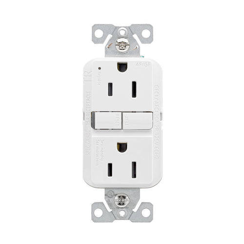 Eaton Slim AFGF Receptacle White