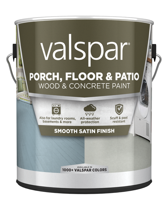Valspar® Latex Satin Porch, Floor & Patio Paint  1 Gallon Dary Gray