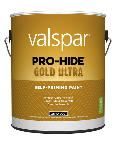 Valspar® Pro-Hide® Gold Ultra Interior Self-Priming Paint Flat 1 Gallon Pastel Base (1 Gallon, Pastel Base)