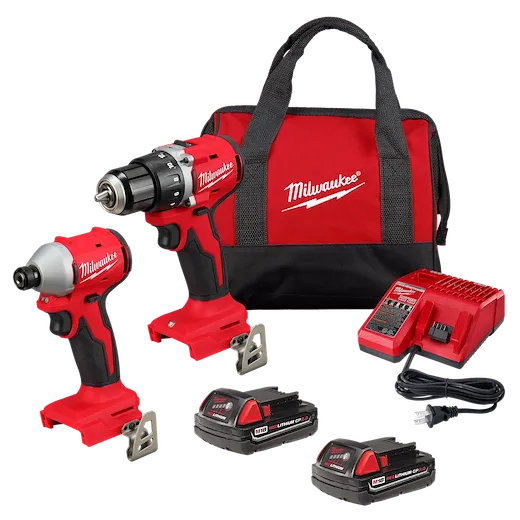 Milwaukee M18™ Compact Brushless 2-Tool Combo Kit (2-Tool  (3692-22CT))