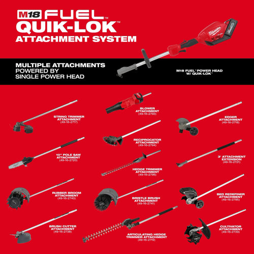 Milwaukee M18 FUEL™ QUIK-LOK™ Cultivator Attachment