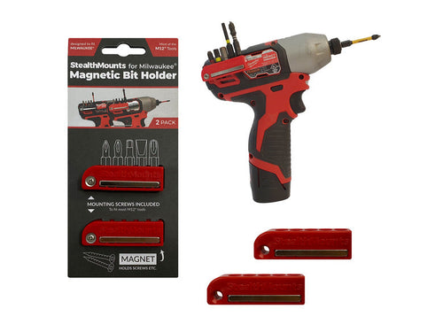 StealthMounts Magnetic Bit Holder for Milwaukee M12 Tools