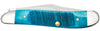 Case Sawcut Jig Caribbean Blue Bone Peanut Knife (Caribbean Blue Bone)