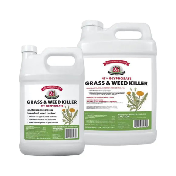 Ragan & Massey Farm General Grass and Weed Killer 41% Glyphosate (32 Oz)