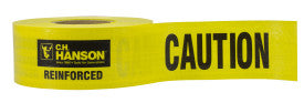 C.H Hanson Barricade Tape-CAUTION 500'x3x5Mil Reinforced