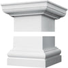 Crown Column Tuscan 8 In. Unfinished Plastic Cap/Base Set