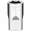 Milwaukee 1/2 In. Drive 15 mm 6-Point Shallow Metric Socket with FOUR FLAT Sides