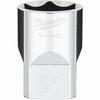 Milwaukee 1/2 In. Drive 21 mm 6-Point Shallow Metric Socket with FOUR FLAT Sides