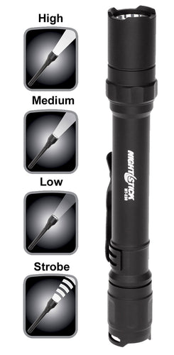 Nightstick MT220 Mini-TAC Pro  Light 265/130/90 Lumens LED 6061-T6 Aluminum Black Anodized