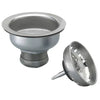 Plumb Pak Kitchen Basket Strainer Short Shank For 3-1/2 Diameter OPENING. Stainless Steel Shallow Cup Locking Shell