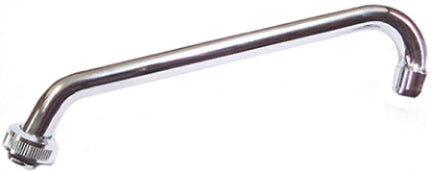 9  METAL FAUCET SPOUT 1/BG