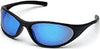 SAFETY GLASSES ZONE II ICE BLUE MIRROR