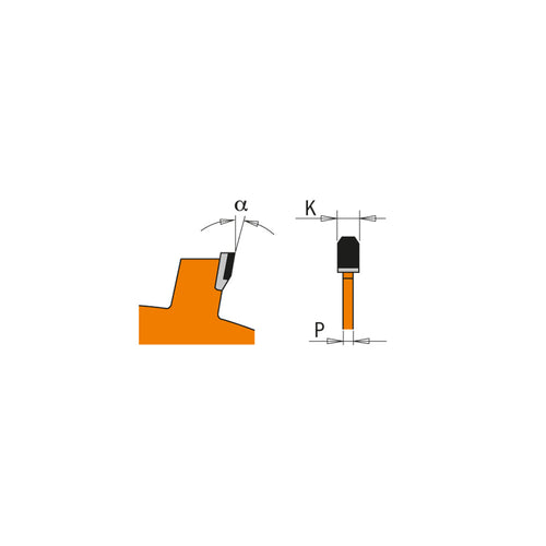 CMT 236.004.07 236-Series ITK PLUS Diamond Saw Blade for Fiber Cement Products, 7-1/4-Inch X 4 X 5/8 Inch