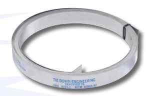 Tie Down Engineering Galvanized Steel Strap 37 ft. x 1-1/4 in.