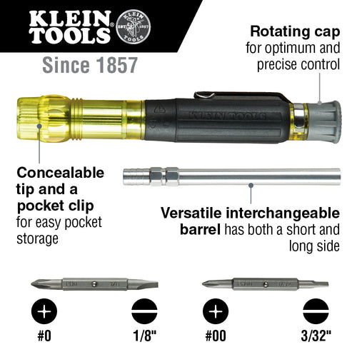 Klein Multi-Bit Electronics Pocket Screwdriver