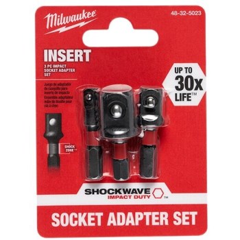 Milwaukee Tool 48-32-5023 3pc Socket Adtr Set