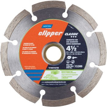 Norton 07660702789 02789 4.5 Seg Rim Dimnd Blade
