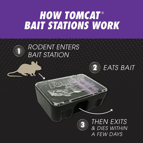Tomcat® Mouse Killer Disposable Bait Station - Advanced Formula