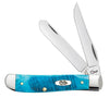 Case Sawcut Jig Caribbean Blue Bone Mini Trapper