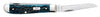 Case Pocket Worn® Peach Seed Jig Mediterranean Blue Bone Mini Trapper