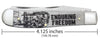 Case War Series Enduring Freedom Embellishment Smooth Natural Bone Trapper