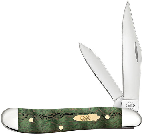 Case Smooth Kelly Green Curly Oak Peanut