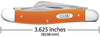 Case Smooth Orange Synthetic Medium Stockman