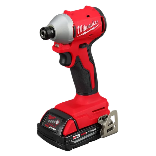 Milwaukee M18™ Compact Brushless 1/4 Hex Impact Driver Kit
